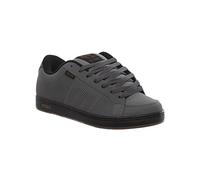 Etnies Kingpin - Classic Skate Heritage Fashion Style with on-Trend Puffy Look, Reinforced Cupsole - Grey/Black/Gold - 12