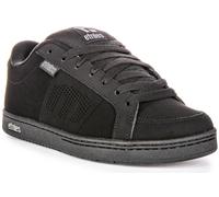 Etnies Men's Kingpin Skateboarding Shoes, Black/Black, 8 UK