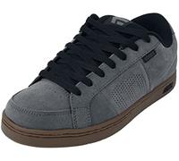 Etnies Kingpin - Legendary Skate Classic, Reinforced Cupsole, Cushioned Feel, Everyday Sneakers - Grey/Black/Gum - 12