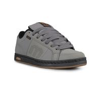 Etnies Kingpin - Classic Skate Heritage Fashion Style with on-Trend Puffy Look, Reinforced Cupsole - Grey/Black/Gold - 14
