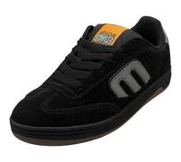 Etnies Lo Cut Apache Mens Black Grey Skate Shoes Trainers Size UK 9.5