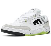 Etnies LOOT Skate Shoes - Low-Top Durable Skateboarding Sneaker - White/Black/Green - 10