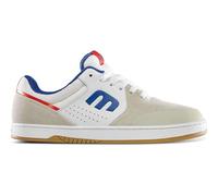 Etnies Marana - Iconic Pro Skate, Reinforced Michelin Cup Sole, Everyday Sneakers, 3 Times More Durable, Toughness Has Even Strengthened, White blue red, 4 UK