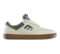 Etnies Marana - Iconic Pro Skate, Reinforced Ultimate Cupsole, Cushioned Feel, 3X More Durable - White/Grey/Gum - 8