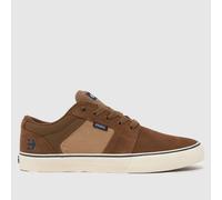 Etnies Men's Barge LS Trainers in Beige & Brown, Suede, Size: 7 UK 7