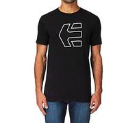 etnies Men's Icon Outline S/Tee Short Sleeve T-Shirt, Black (Black/White), XX-Large