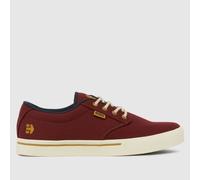 Etnies Men's Jameson 2 Trainers in Burgundy, Fabric, Size: 9 UK 9