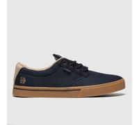 Etnies Jameson 2 Eco Sustainable Skate Style, Reinforced Cupsole, Cushioned Feel, Everyday Sneakers, Vegan - Navy/Gum/Gold - 6