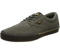 Etnies Men's Jameson Vulc Skate Shoe, Grey/Black/Gold, 8 UK
