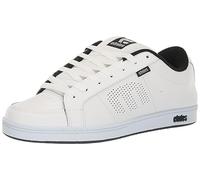 Etnies Men's Kingpin Skateboarding Shoe, Women 2, White/Black, 10 UK