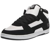 Etnies Men's Mc Rap Hi Top Skate Shoe, Black/White, 9.5 UK