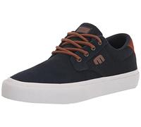 Etnies Men's Singleton XLT Low Top Skate Shoe, Navy/Brown/White, 8 UK