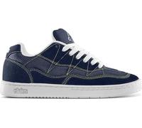 Etnies Men's Snake Skate Shoe, Navy/White/Yellow, 4 UK