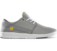 Etnies Scout - Ultra-Light Lifestyle, Reinforced Design, Cushioned Feel, Everyday Comfort, Vegan - Grey/Navy/Yellow - 4
