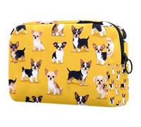 etoenbrc Castle Vampire Makeup Bag Travel Bag Reusable Makeup Pouch Cosmetic Bag Large Toiletry Bag for Teen Girls Women 7.3x3x5.1in, Multicolor 2, One Size