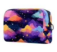 etoenbrc Lovely Corgis Bones Pattern Makeup Bag Travel Bag Reusable Makeup Pouch Cosmetic Bag Large Toiletry Bag for Teen Girls Women 7.3x3x5.1in, Multicolor 9, One Size