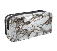 etoenbrc Pencil Case, Crushed Marble Pencil Pouch with Zipper, Waterproof Pen Bag Office Supplies Stationery Organizer for Teens Girls Adults Student