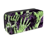 etoenbrc Pencil Case, Halloween Zombie Hands a Pencil Pouch with Zipper, Waterproof Pen Bag Office Supplies Stationery Organizer for Teens Girls Adults Student