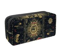 etoenbrc Pencil Case, Magic Book Printing Pencil Pouch with Zipper, Waterproof Pen Bag Office Supplies Stationery Organizer for Teens Girls Adults Student