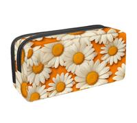 etoenbrc Pencil Case, Orange Flesh Magritte Pencil Pouch with Zipper, Waterproof Pen Bag Office Supplies Stationery Organizer for Teens Girls Adults Student