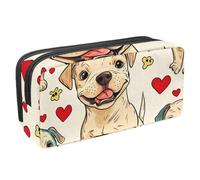 etoenbrc Pencil Case, ''Pity'' Dog Pencil Pouch with Zipper, Waterproof Pen Bag Office Supplies Stationery Organizer for Teens Girls Adults Student