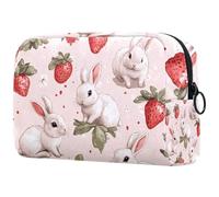 etoenbrc Wolf Red Moon Illustration Makeup Bag Travel Bag Reusable Makeup Pouch Cosmetic Bag Large Toiletry Bag for Teen Girls Women 7.3x3x5.1in, Multicolor 8, One Size