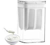 ETOFIXEE Yogurt Strainer fine mesh Yogurt Maker Strainer with lid 1800 ML Cheese Yogurt Maker Reusable Yogurt Filter for Making Thick Greek Yogurt Soybean Milk