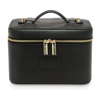 ETOILE - Mini Vanity Case Stylish Travel Makeup Bag Organizer With Removable Dividers, Black, Mini Cosmetic Travel Case