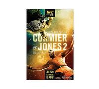 ETOMEY Boxing-UFC 214 Daniel Cormier Vs Jon Jones 2 Poster Canvas Poster Wall Art Decor Print Picture Paintings for Living Room Bedroom Decoration Unframe-style 12x18inch(30x45cm)