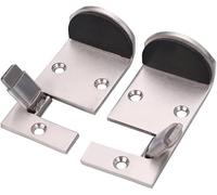 ETomey Door Stopper, Floor Mount Door Stop, Floor Door Stoppers,Skirting Board Buffer, Special Door Stop Door Stop Fast Food Restaurant Door Stop Locator Stainless Steel Material Free of Perforation