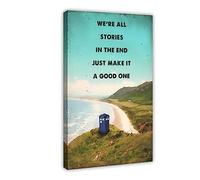 ETOMEY Dr Who Tardis Art Prints Posters Aesthetic Canvas Poster Wall Art Decor Print Picture Paintings for Living Room Bedroom Decoration Frame-style 12x18inch(30x45cm)