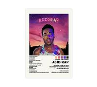 ETOMEY Hip Hop Rap Art Chance The Rapper Music Cover Acid Rap Poster Canvas Poster Wall Art Decor Print Picture Paintings for Living Room Bedroom Decoration Unframe-style 08x12inch(20x30cm)