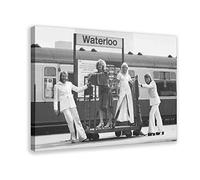 ETOMEY Poster of Abba Pop Group Canvas Poster Bedroom Decor Sports Landscape Office Room Decor Gift Frame-style 16x24inch(40x60cm)