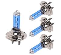 Etomvoop 4 Pcs H7 6000K Xenon Gas Halogen Headlight 12V 100W Ultra Bright White Fog Halogen Lamp Bulb Car Head Light Lamp (2 Pair)