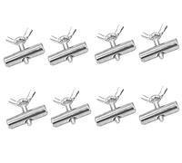 Etomvoop 8PCS Awning Rail Stoppers, 8mm Campervan Awning Stoppers for Caravan Motorhome Boat CampingTent Equipment, Stainless Steel Awnings Accessories (8)