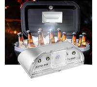 Etomvoop Camping Refrigerator Automatic LED light Cool Box Interior Lamp 4leds Inside Cooler Box Lid Light for Freezer Mini Fridge Camping Accessories