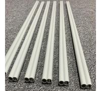 Etomvoop Figure of Eight Channelling Awning Rail Channel, Suitable for Motorhome Caravan T4 T5 T6 Campervan Outdoor Leisure - 6 x 50cm strips