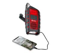 Eton American Red Cross Adventure Series Odyssey- Multi-Powered All-Band Radio (AM/FM/NOAA/Shortwave) with Bluetooth, Solar Powered, Battery Powered, LED Flashlight, Phone Charger