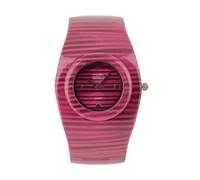 Eton Hot Pink Lined Effect Painted Bangle 2762J-5 for Women, Adults, Fashion-conscious Women's Watches