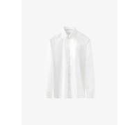 Eton Mens Eton Elevated-Twill Contemporary-Fit Cotton Shirt White 18