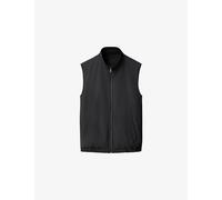 Eton Mens Eton Reversible Zip-Up Stretch Wool-Blend Gilet Dark Grey S