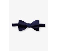 Eton Mens Eton Self-Tied Silk Bow Tie Navy Blue 1 Size