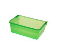 Eton Plastic Rectangle Poultry Feeder Green (800Ml)