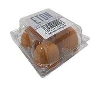 Eton Rubber Hen Nest Egg - Brown - 4 Pack