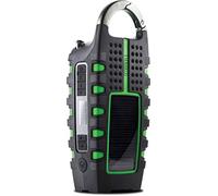 Eton Scorpion II Rugged Multipowered Portable Emergency Weather Radio & Flashlight Green