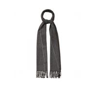 Eton Shirts Mens Grey Herringbone Wool Scarf Grey O/S