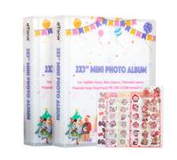 eTone 4 Pack 640 Pockets Mini Photo Album 2x3 Inch Pictures for Fujifilm Instax Mini 7s 8 9 11 25 26 40 50s 70 90 Instant Camera,Polaroid Snap SnapTouch PIC-300 Z2300, Kodak 3-Inch Film(Cartoon Cover)