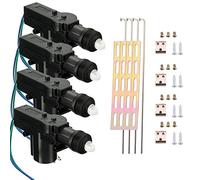 Etopar 4 X Black Car Motor Universal Heavy Duty High Power Door Lock Actuator 2 Wire Cable 12V Central Locking System