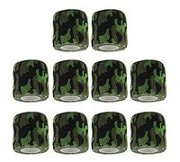 ETOPARS 10 X Camouflage Tape Wrap Self Adhesive Protective Bandages Elastic Camo Non-woven Fabric Stealth Tape Military Hunting Swamp 5CM x 4.5M