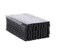 ETOPARS 100 Pcs Emergency Tubeless Tire Puncture Repair Strip Strings Kit Plug Rubber Tool Recovery Car Motorcycle Bike Black 200mm x 3.5mm